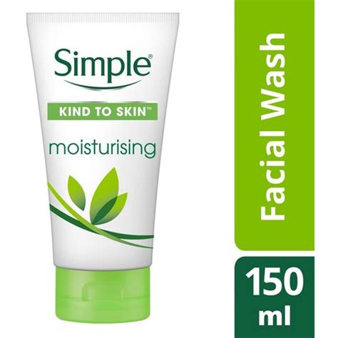 Buy Simple Moisturizing Facial Wash 150ml Online Lulu Hypermarket Kuwait