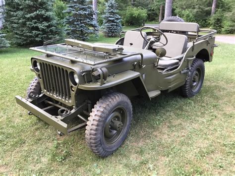 Rust Free 1942 Willys Mb Military Jeep Wwii Gpw Military Vehicles For Sale