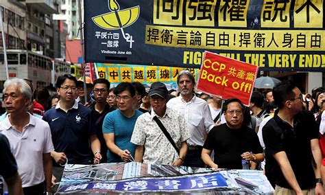 Protest In Hong Kong Against China On Bookseller Detentions World