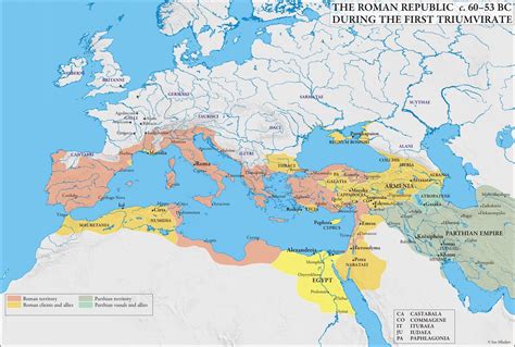 C 60 53 Bce The Roman Republic During The First Triumvirate Roman