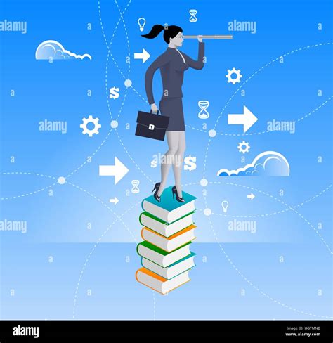 Power Of Knowledge Business Concept Stock Vector Image And Art Alamy