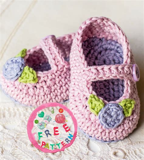 Mary Jane Rosebud Baby Booties Free Crochet Pattern 2021 Hotcrochet Com