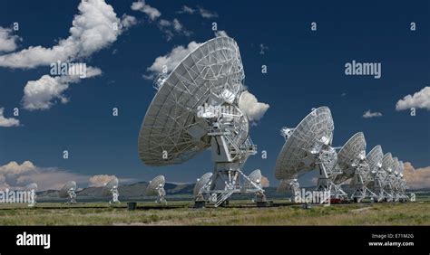 New Mexico Vla Very Large Array Radio Telescope Hi Res Stock