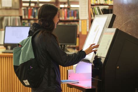 Lamont Cabot Libraries Introduce Self Checkout News The Harvard