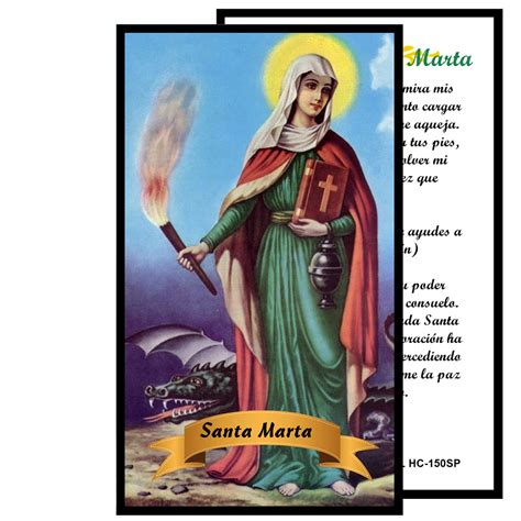 Oracion A Santa Marta Patrona De Los Sirvientes Cocineros Y Hoteleros