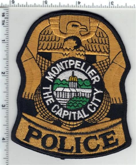 Montpelier Police Vermont 1st Issue Shoulder Patch From The 1980s Ebay