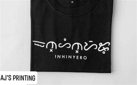 Baybayin Tshirt Inhinyero Design Lazada Ph