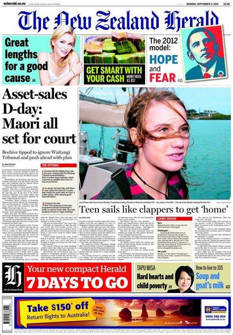 Newspaper The New Zealand Herald New Zealand Newspapers In New
