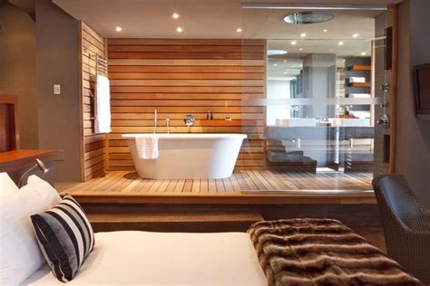 Layouts of master bedroom floor plans are very varied. Open-plan Bathrooms - Pivotech