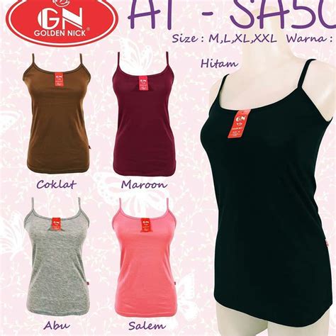 Jual Singlet Wanita Golden Nick SA50 Tali Kecil Kaos Dalam Cewek