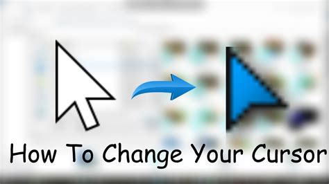 Tutorial How To Change Your Cursors Easy Fast Youtube
