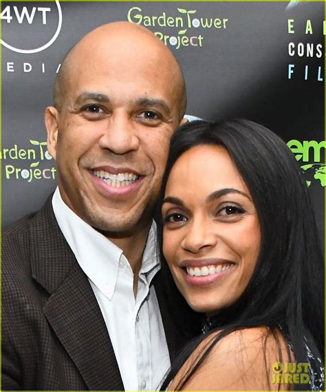Cory Booker Supports Girlfriend Rosario Dawson At The Need To Grow