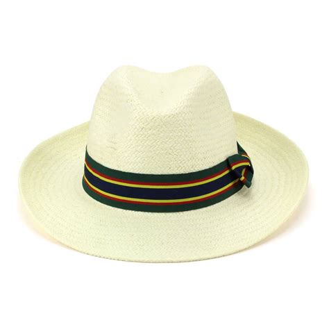 Hat Panama Straw Fedora Trilby Cap Sun Travel Brim Wide