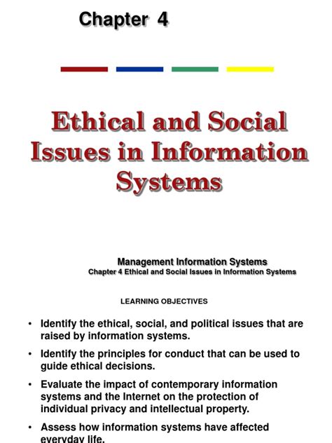 We also looked closely at ethical issues in journalism, and i've been putting this into practice in difficult situations. Ethical and Social Issues in Information Systems | Http ...