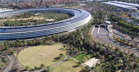 New Apple Park Drone Footage Shows The Campus Appearance In Late Fall