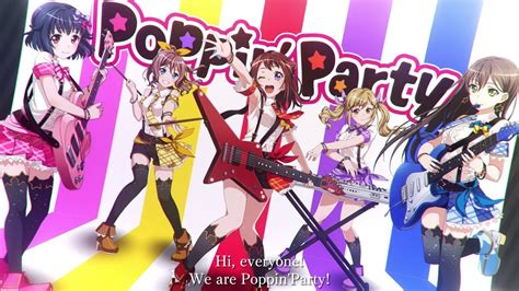Introducing Poppinparty From Bang Dream Girls Band Party Youtube