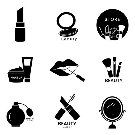 Beauty Cosmetics Icon Set Premium Vector Rawpixel