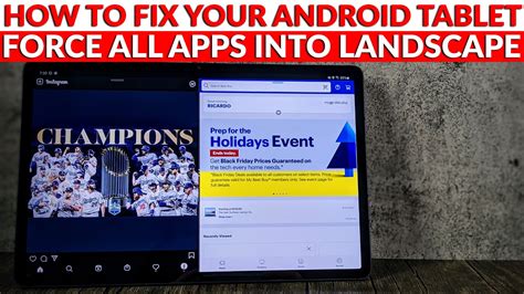 Open the google play store app. How To Fix Android Tablets - Force All Apps Into Landscape ...