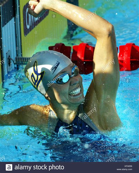 Us Swimmer Natalie Coughlin Celebrates Her Victory In The Womens 100