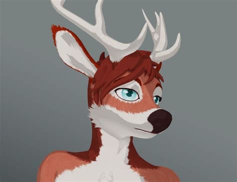 Deer Anthro 3d Asset Cgtrader