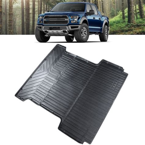 Mine started out at 5 ft x 8 ft x 1/2 inch so it can be cut to the shape of the cargo bed floor. Heavy Duty Custom Fit Truck Bed Mat Liner Carpet for Ford ...