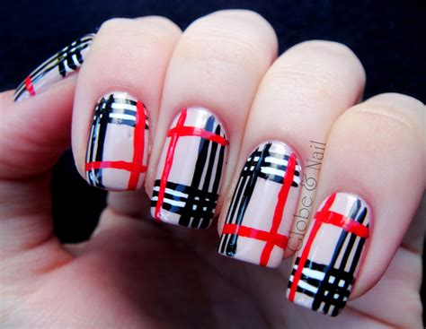 These nail art designs will surely enhance your look. Globe & Nail: Burberry Nail Art
