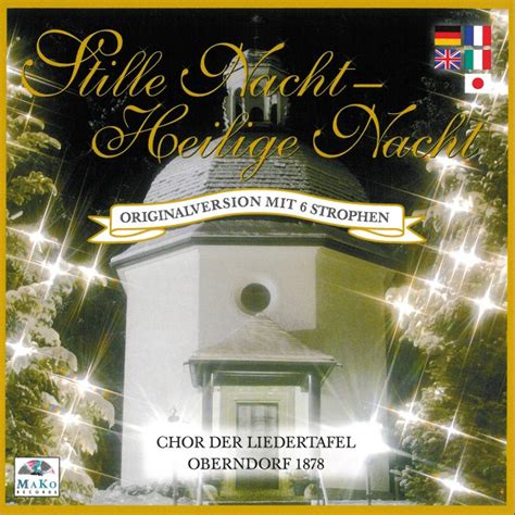 Cd Stille Nacht Heilige Nacht Originalversion Mit 6 Strophen