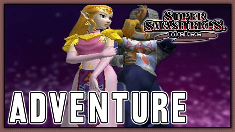 Super Smash Bros Melee Adventure Zelda Sheik Youtube
