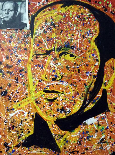 Jackson Pollock Acrylic Painting On Behance