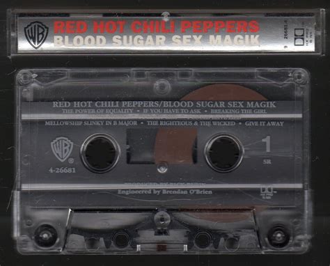Red Hot Chili Peppers Blood Sugar Sex Magik 1991 Wb C15 Cassette Tape
