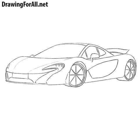 Drawing For All — How To Draw A Mclaren P1