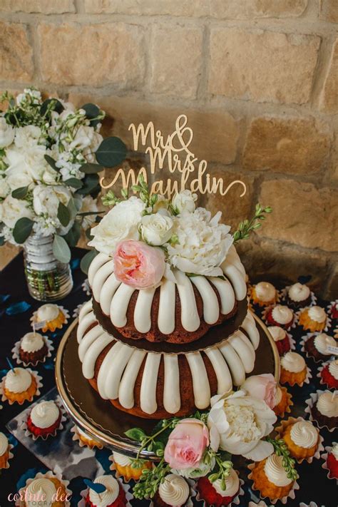 Two Tiered Wedding Bundt Cake By Nothing Bundt Cakes At Lantana Golf