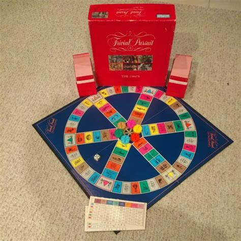 Vintage Trivial Pursuit The 1960s Master Game Parker Brothers Usa 1990
