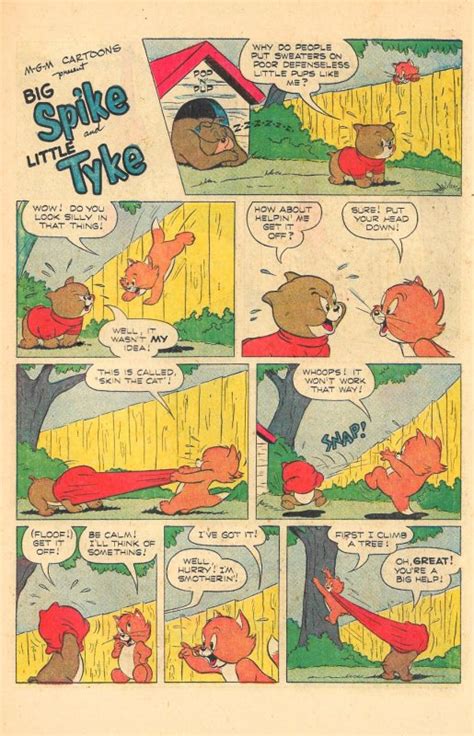 Spike And Tyke Four Color 577 August 1954 Art By Mgm Animator Ken