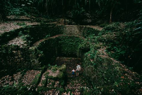 Ancient Well In Limestone Cave Miyako Island Okinawa Japan Islands