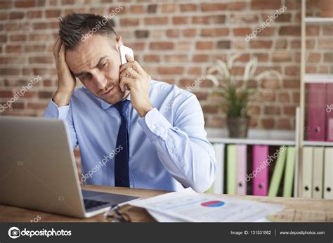 Man Working Hard At Office Stock Photo By ©gpointstudio 131531982