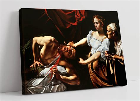 Caravaggio Judith Beheading Holofernes All Canvas Wall Art Etsy