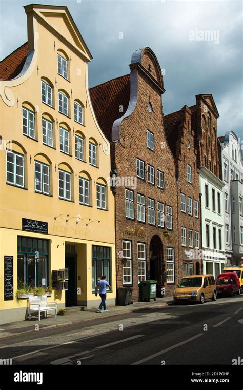 Medieval Merchants Townhouses Dominate The Old Town Or Altstadt Of