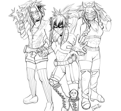 Bakusquad Coloring Pages Mha Coloring Pages Dabi Centrister Wallpaper