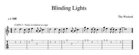 Guitar Lesson How To Play Blinding Lights By The Weeknd Chords