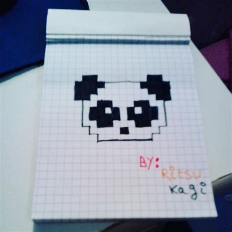 A Panda Kawaii Pixel Art By Merissa Haruko On Deviantart