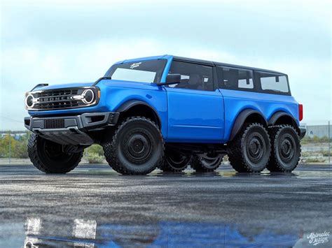 2021 Ford Bronco 6x6 Looks Like A Dune Blaster Autoevolution