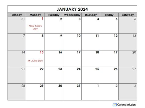 2024 Calendar With Holidays Usa Printable Gale Pearla