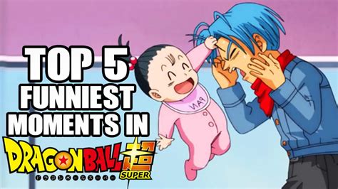 top 5 funniest moments in dragon ball super youtube