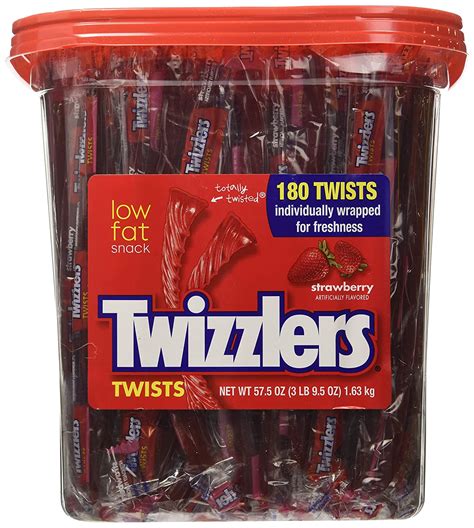 Twizzlers Red Licorice Strawberry Twists 180ct