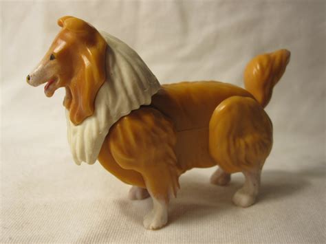 Vintage Fisher Price 3 Long Lassie Collie Dog Toy