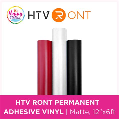 Htvront Permanent Adhesive Vinyl Roll 12x6 Ft Matte Lazada Ph