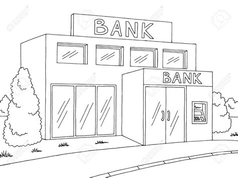 Bank Coloring Pages Printable Coloring Pages