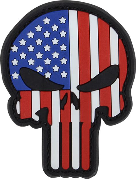 Pvc Punisher Patches Flag Punisher Patch Clipart Full Size Clipart