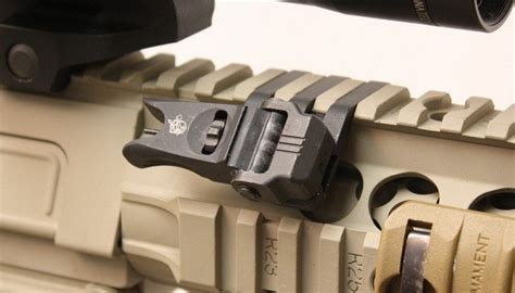Kac Introduces 45Â° Offset Rail Mounted Micro Folding Sights Soldier